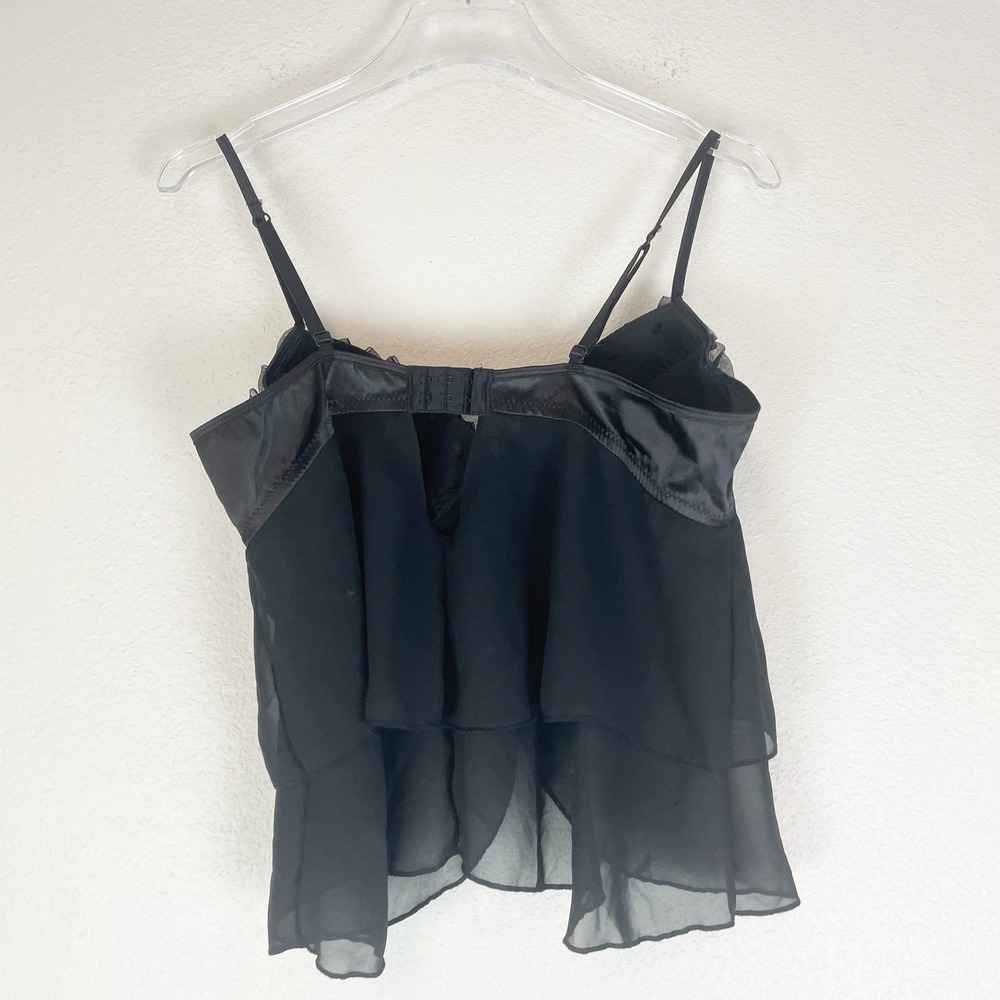 Delicates Babydoll Cami Large Balletcore Fairy Dark Gloomy Coquette Goth Y2K L - Picture 3 of 8